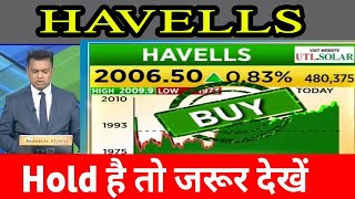 havells share latest news today havells share news havells india share havells share target New [upl. by Onra703]