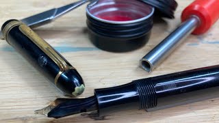 Montblanc 144G fountain pen restoration [upl. by Notsuoh751]