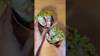 Episode 265  Fresh Spring Rolls healthylunchbox healthyfood bento idebekal [upl. by Celle]