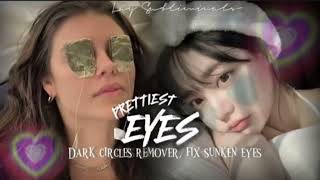 PRETTIEST EYES ✦ dark circles remover fix hollow and sunken eyes midface projection [upl. by Folger517]