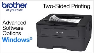 Duplex printing from Windows®  Brother printers [upl. by Ycul]