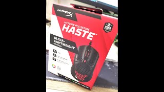 HyperX Pulsefire Haste unboxing [upl. by Ykcir]