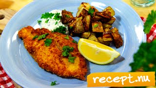 Mitt kök Kycklingschnitzel med citronsås  TV4 [upl. by Annailuj869]