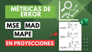 Métricas de error para proyecciones y modelos MAPE MSE and MAD [upl. by Latihs]