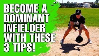 3 Simple Tips To Become A Dominant Infielder  Baseball Fielding Tips [upl. by Yriek]