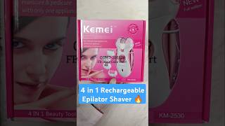 4 in 1 Rechargeable Epilator Shaver Kemei KM2530 [upl. by Herson624]