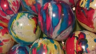 Marbleized Balloons pop [upl. by Leach]