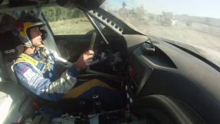 Travis Pastranas rally jump practice Crashes the WRX STI [upl. by Raamal445]