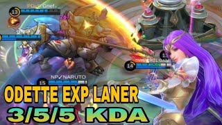 355 KDA  ODETTE EXP LANER  ODETTE GAME PLAY gaming mlbb games gamer [upl. by Sergei]