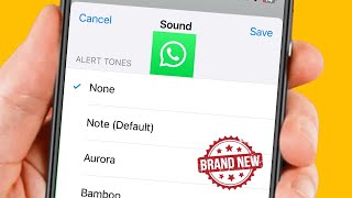 How to Set Custom Notification Sound on Whatsapp iPhone  Put Custom Ringtone On WhatsApp iPhone [upl. by Ladnik]