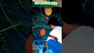 Wall painting video artwork artshorts paintingshortsvideo [upl. by Delacourt]