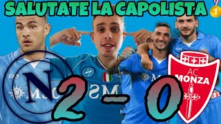 NAPOLI  MONZA 20 SALUTATE LA CAPOLISTA CHIEDE SCUSA A POLITANO [upl. by Sivrep]