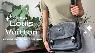 Louis Vuitton Messenger Voyager Bag Unboxing Review  LV 邮差包开箱 [upl. by Isolde]