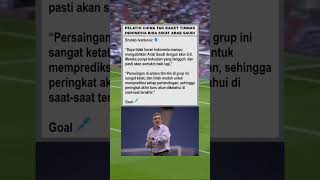 Branko Ivankovic quotIndonesia Makin Sulit Diprediksiquot NOIfootball22 timnasindonesia shorts [upl. by Rech]