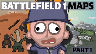 Battlefield 1 Maps Summarized Part 1 [upl. by Garold]