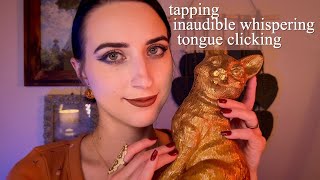 ASMR Tapping Inaudible Whisper Tongue Clicking [upl. by Severn]