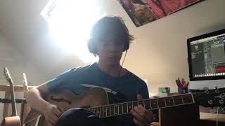 WHAT TO DO  JACKBOYS TRAVIS SCOTT DON TOLIVER  GUITAR LOOP COVER [upl. by Acissey]