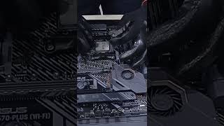 CPU installation to the motherboard [upl. by Rosenwald]