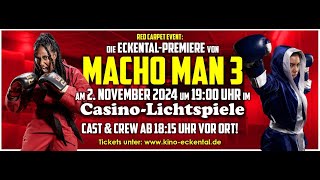 Filmpremiere von quotMacho Man 3quot in Eckentaler Kino [upl. by Alekat]