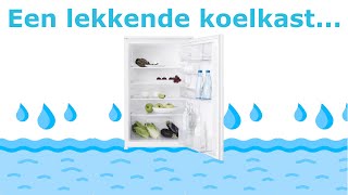 Help Mijn koelkast lekt water [upl. by Omrelliug]