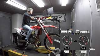 2021 GasGas EX 350F Dyno Test [upl. by Nareht895]