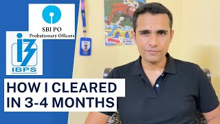 How I cleared SBI PO IBPS PO in first attempt  Full strategy without coaching [upl. by Rennold]