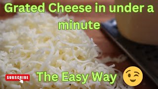 Grated Cheese Made Effortless Mastering the Art with Your Food Processor [upl. by Eahsel978]