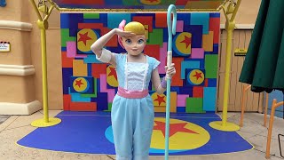 Bo Peep From Toy Story 4 Meet amp Greet  Walt Disney Studios Park Disneyland Paris Previous Trip [upl. by Relyhs]