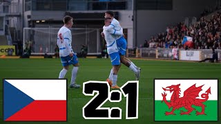 ČESKO VS WALES U21 KVALIFIKACE NA EURO 2025 [upl. by Ardnasyl]