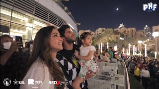 Kurup Lights up Burj Khalifa  Dulquer Salmaan  Burj Khalifa  Dubai  Phars Films [upl. by Miran]