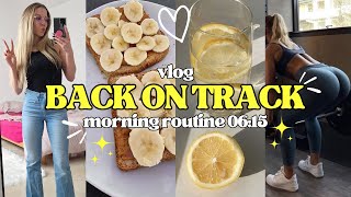 🍋LIFE RESET  productive  MORNING ROUTINE réaliste pour reprendre un rythme sain  vlog motivation [upl. by Marozas]