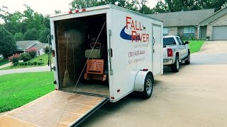 New 2016 Enclosed Trailer Setup With SCAG VRide 52 [upl. by Yks]