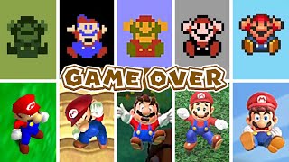 Evolution Of Super Mario Death Animations amp Game Over Screens 1983  2023 [upl. by Anam712]