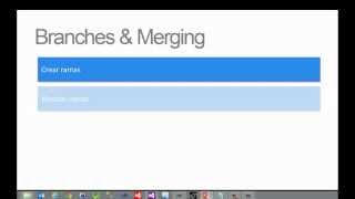 Mercurial y TortoiseHg  Branches and Merging [upl. by Llyrrad]