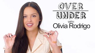 Olivia Rodrigo Rates Heartbreak High Heels and Going To Therapy  OverUnder  Pitchfork [upl. by Senecal]