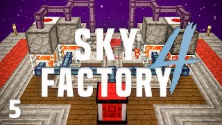 SkyFactory 4 Ep 5 Automated Lava Production  Early Power [upl. by Yelreveb]