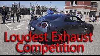 Loudest Exhaust Sound Car Revving Competition  Who Has The Loudest Noise Ever Mustang [upl. by Ruhtra788]