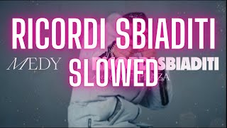 medy  ricordi sbiaditi slowed ft capo plaza [upl. by Nonnerb]