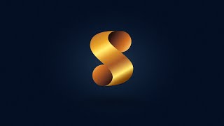 Gold Letter Design in Affinity Designer [upl. by Ahsienak932]