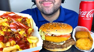 ASMR BURGER KING FAST FOOD MUKBANG EATING SOUNDS EATING SHOW [upl. by Doria]