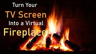 Turn Your TV Screen Into a Virtual Fireplace  Firestick [upl. by Iggie]