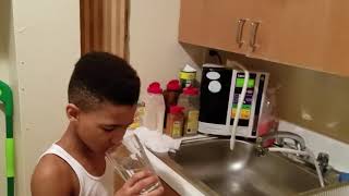 Demarjay Smith Drinks Kangen Water [upl. by Asiela]