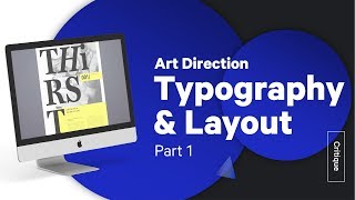 Graphic Design Tutorial Typography Design amp Art Direction pt 1 [upl. by Kilian]