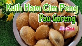 Resepi Kuih Ham Cim Peng  Pau Goreng Inti Kacang Merah [upl. by Zared]