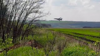 Ukrainian Su24 Low Level Flyby [upl. by Zoe]