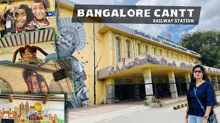 Cantonment Cantt Railway Station  Bengaluru Karnatka  Art Gallery Railway Station tranding [upl. by Wheelwright231]