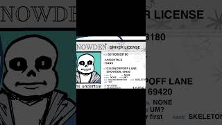 Drivers LiSans undertale undertalecomicdub comicdub undertalecomic comicsans [upl. by Aihselef]