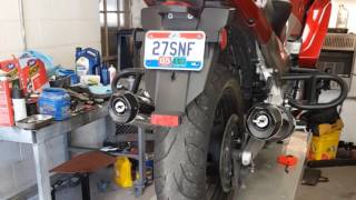 2014 FJR1300 PipeWerx Exhaust [upl. by Sordnaxela24]