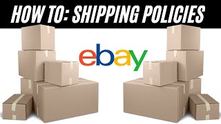 Ebay How To Set Up a Shipping Policy Thats Keeps Your Options Open  reseller [upl. by Atterys738]