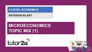 ALevel Economics Revision Blast  Micro Topic Mix 1  13 Apr 2021 [upl. by Nilorac]